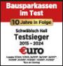 Beste Bausparkasse - Testsieger Schwäbisch Hall