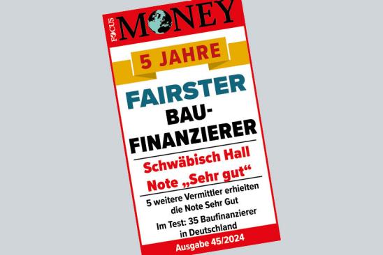 Fairster Baufinanzierer - Schwäbisch Hall