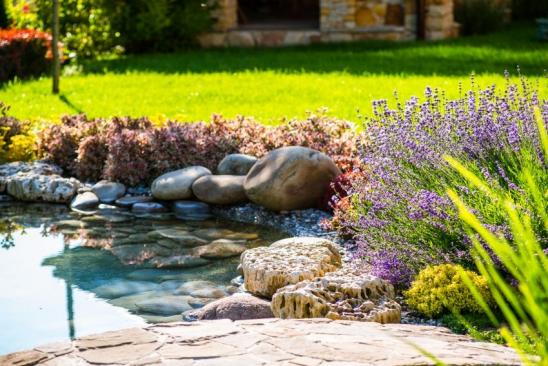 Gartenanlage finanzieren: Garten anlegen mit Teich Garten mit Teich