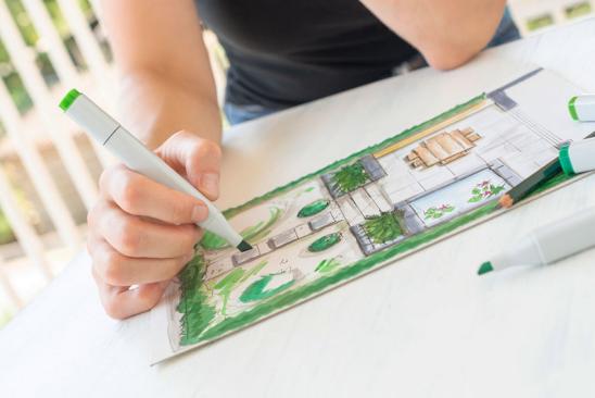 Kredit Gartengestaltung: Gute Vorbereitung Beim Garten anlegen hilft eine Skizze