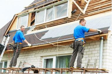 Haus modernisieren Dach Renonvieren Hausdach wird modernisiert