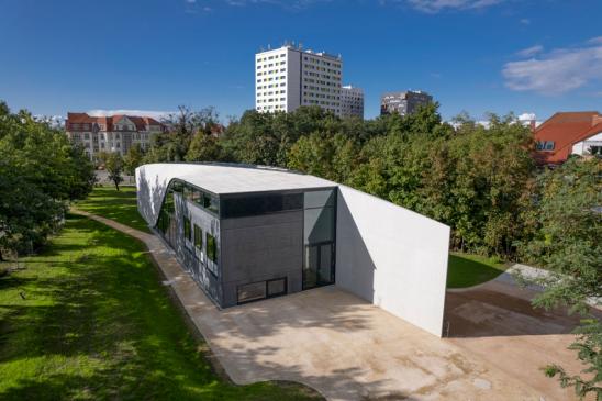 Carbonbeton: Haus "Cube" an der TU Dresden