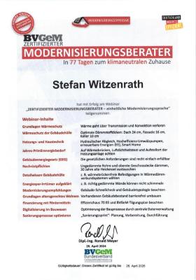 Stefan Witzenrath: Baufinanzierung & Bausparen in Sohren